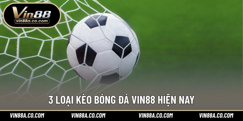 3 loại kèo bóng đá Vin88 hiện nay